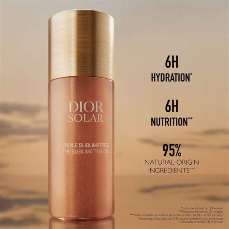 Dior solar sublimating oil